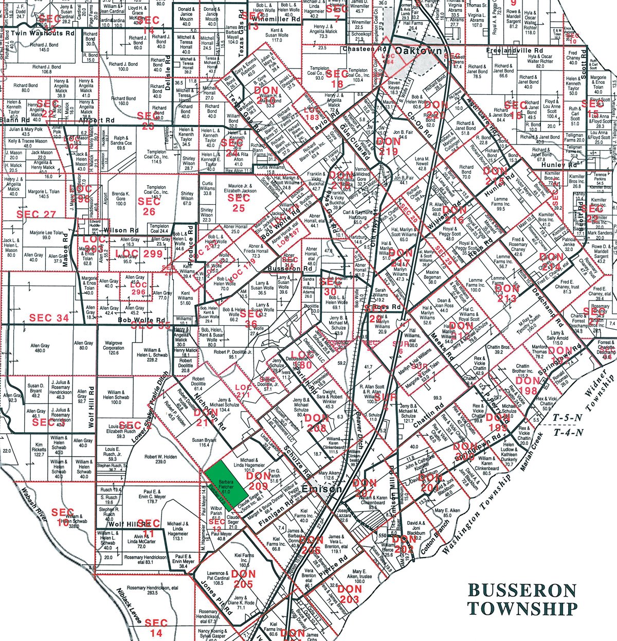 Plat map - 78 Acres offered in 1 tract